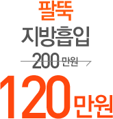 팔뚝 지방흡입 120만원